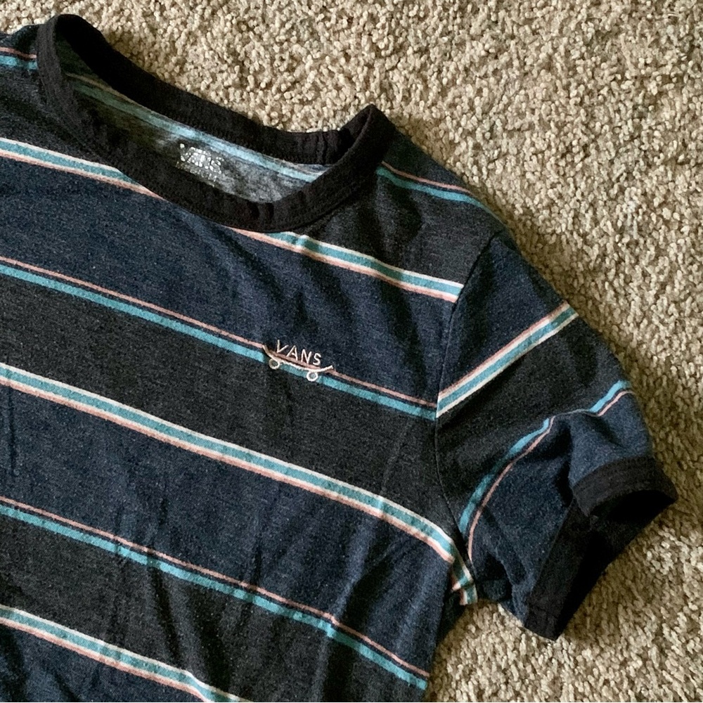 Women’s Vans Baby Tee Short Sleeve Striped